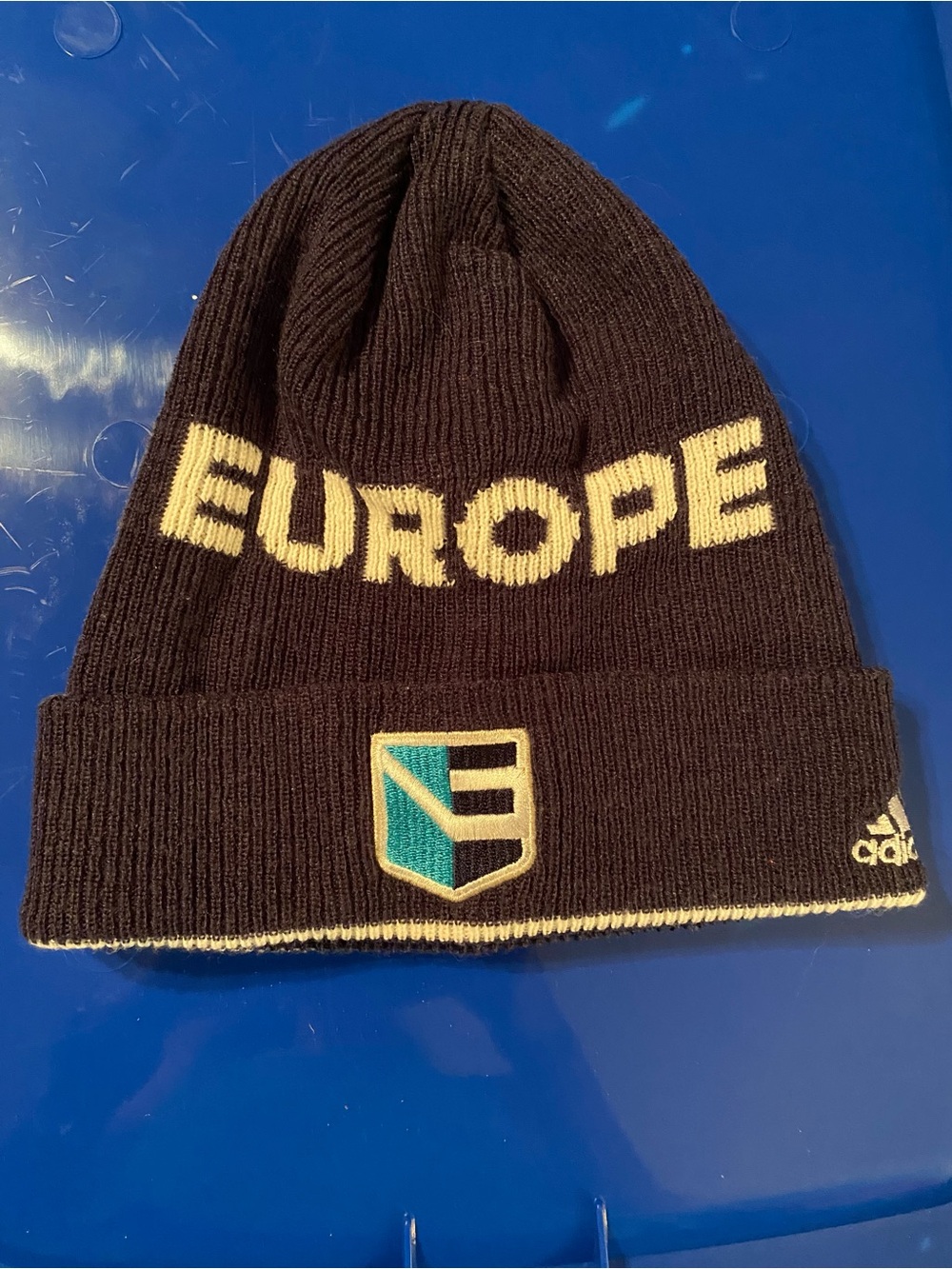 adidas Team Europe World Cup of Hockey Knit Beanie Hat